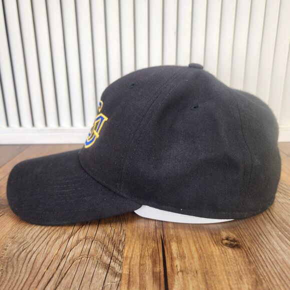 VTG MSU Montana State Bobcats Richardson Pro Model Wool Size 7.5 Hat Cap Black - Picture 6 of 11
